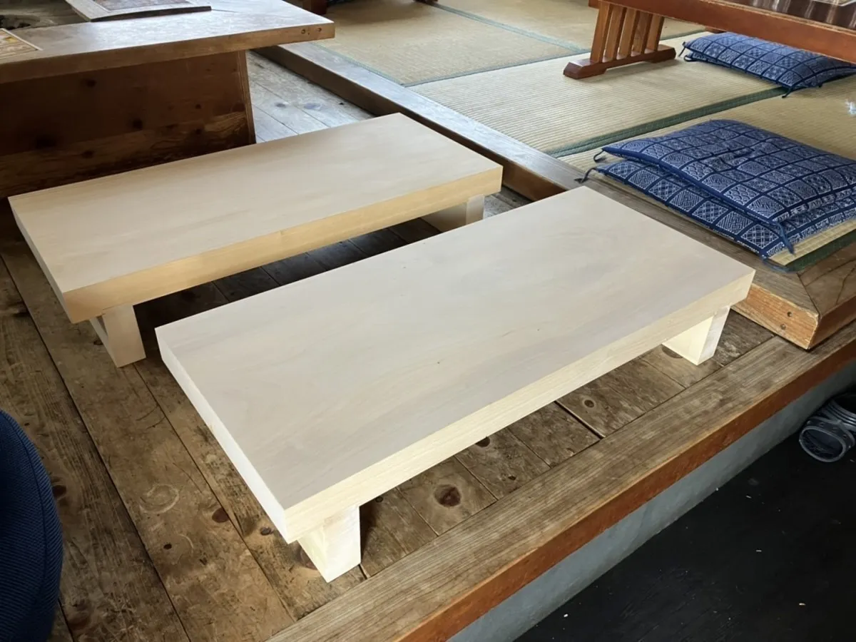 ひたちなか市の河童さんに銀杏のまな板