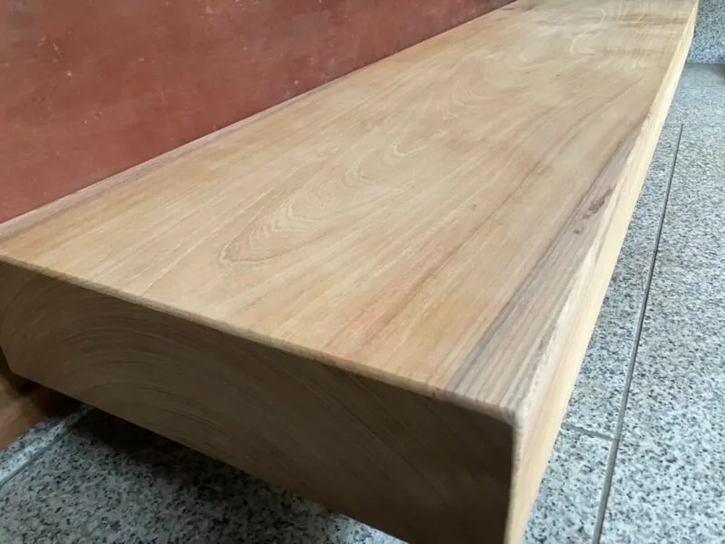 常陸太田市A様 ケヤキ踏み台無塗装品