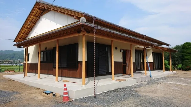 常陸太田市H邸様 北山杉桁丸太