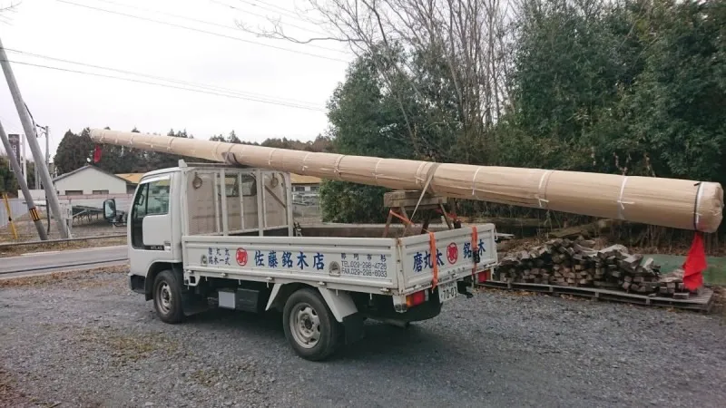 水府プレカット工場に納品