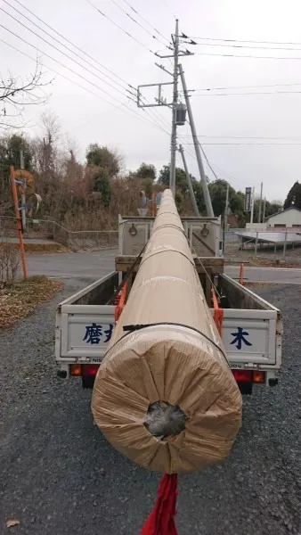 水府プレカット工場に納品