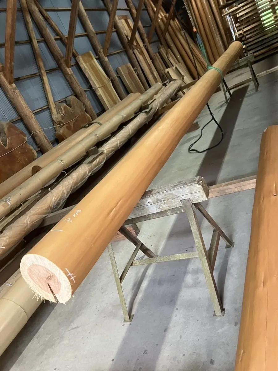 水府プレカット工場に衲材