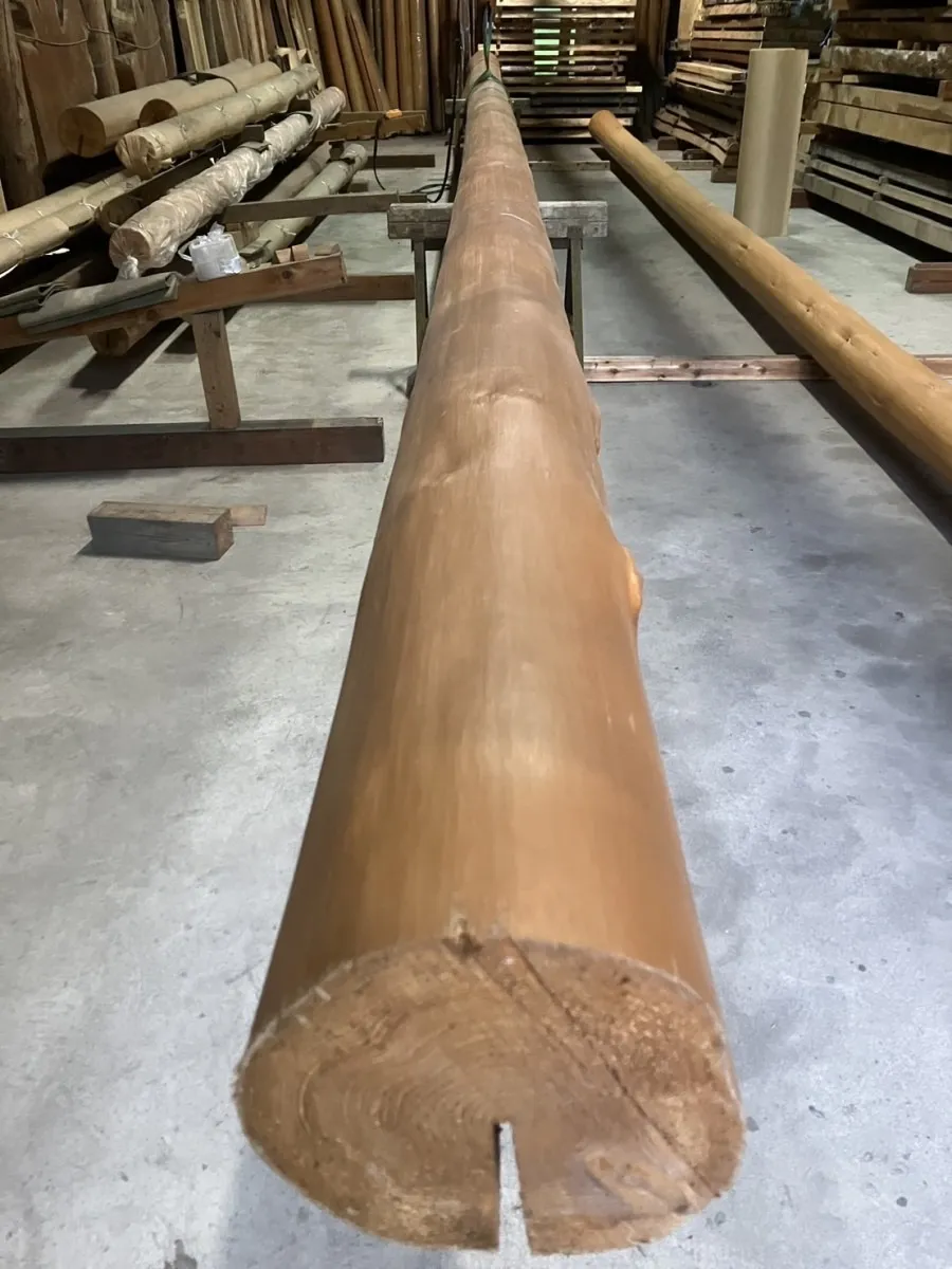 水府プレカット工場に衲材