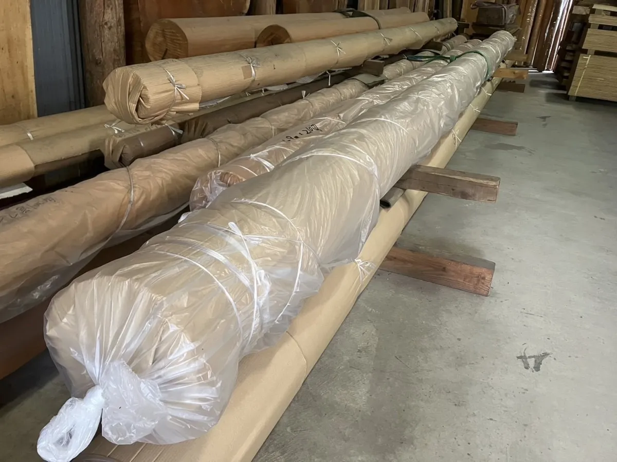 水府プレカット工場に衲材