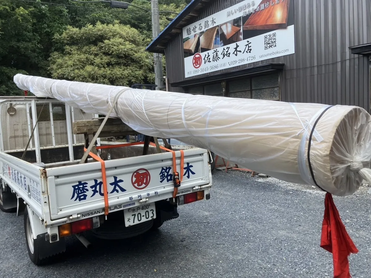 水府プレカット工場に衲材