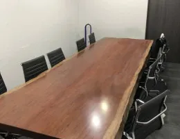 東京都豊島区 (株)W様 ブビンカ一枚板(ウレタン塗装仕上げ)