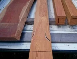 笠間市O邸様新築工事　施工前、材料