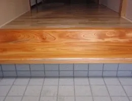 玄関（リフォーム）上り框 上がり板