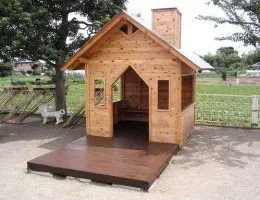 保育園　ログハウス