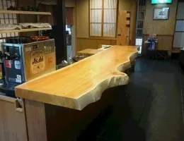 笠間市うなぎの量深様 カウンター