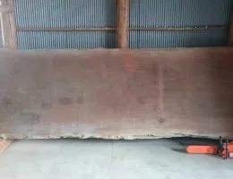 東京都豊島区 (株)W様 ブビンカ一枚板(ウレタン塗装仕上げ)