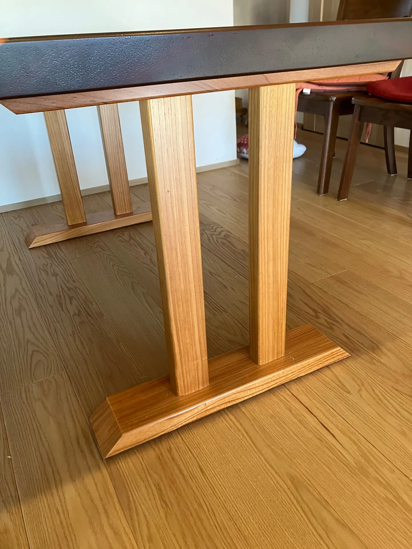 那珂市K様　パドック一枚板ダイニングテーブル